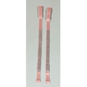 Pink Diamond Bra Straps Hosiery Lingerie Fashion Accessory Matching Pair Set 💎